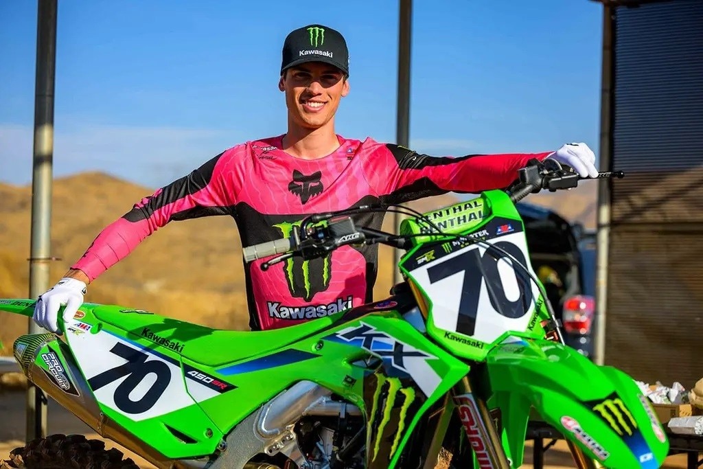 Ecco Jorge Prado sulla Kawasaki!
